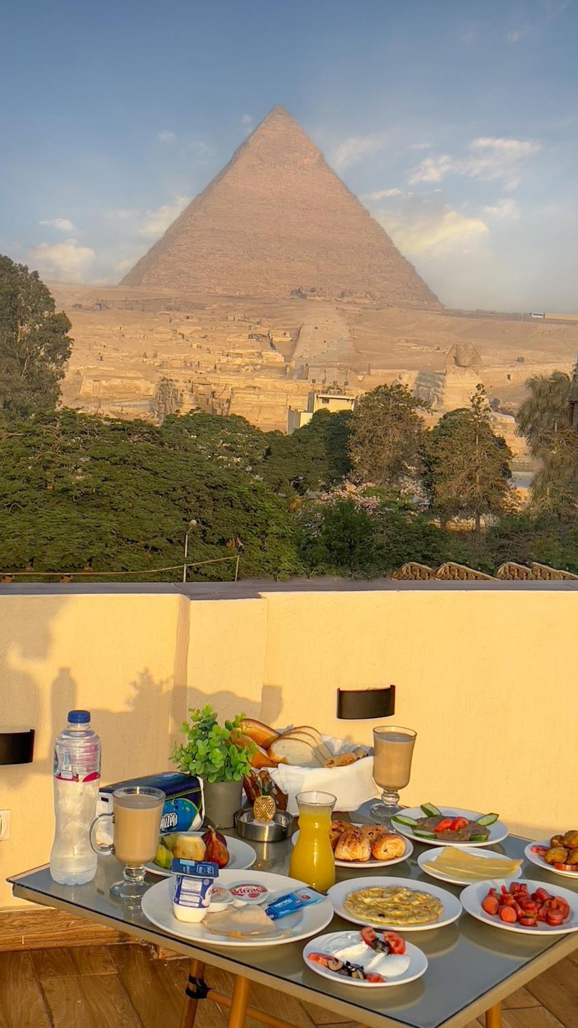 Pyramids Vista Inn Kafrat al Jabal Exterior photo
